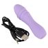 Cuties Mini 3 - oplaadbaar, waterdicht, spiraal vibrator (paars)