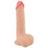 Nature Skin - dildo met huid - 19 cm (natuurlijk)