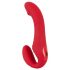 You2Toys Strapless - oplaadbare, draadloze strap-on vibrator (rood)