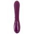 SMILE - oplaadbare vibrator met 3 motoren en clitorisstimulator (paars)