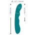 SMILE - oplaadbare, waterdichte G-spot vibrator (groen)