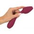 You2Toys Rosenrot - buigbare rozenknop G-spot vibrator (rood)