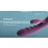 Svakom Avery - oplaadbare, duwende vibrator met clitorisstimulator (paars)