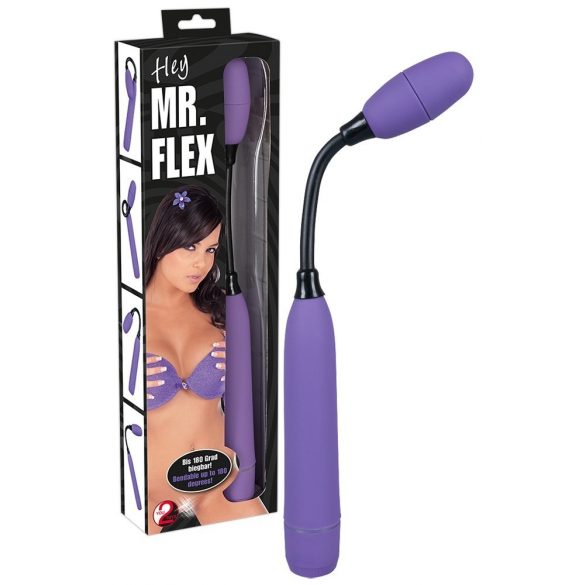 You2Toys - Mr. Flex - vibrerende dildo (paars-zwart)