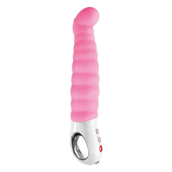 Fun Factory G5 - oplaadbare, waterdichte geribbelde G-spot vibrator (roze)