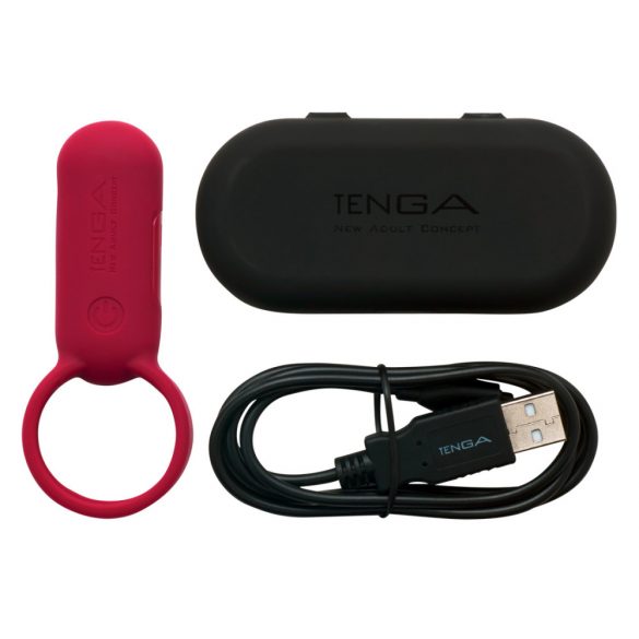 TENGA Smart Vibe - vibrerende penismanschette (rood)