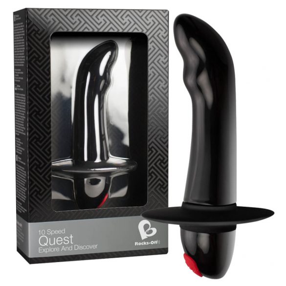 Quest - 10-ritmes beginners prostaat vibrator (zwart)