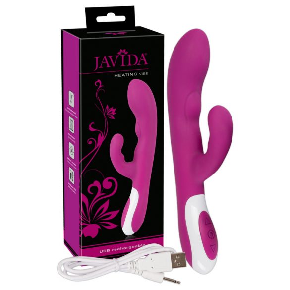 Javida - verwarmende clitorisstimulator vibrator (braam)