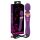 Javida Dubbel - massager vibrator (paars)