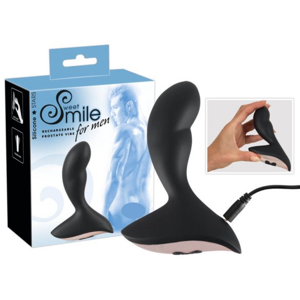 SMILE Prostaat Vibrator - oplaadbaar (zwart)