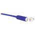 You2Toys - HOLLOW SILICONEN URINEBUIS VIBRATOR - BLAUW (7mm)