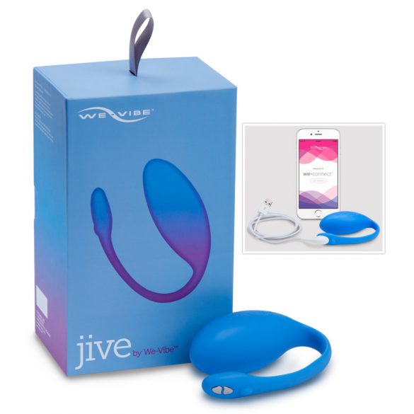 We-Vibe Jive - oplaadbare, slimme vibratie-ei (blauw)