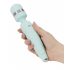 Pillow Talk Cheeky Wand - oplaadbare vibrator (turquoise)