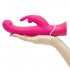 Happyrabbit G-plek - waterdicht, herlaadbare vibrator met clitorisstimulator (roze)