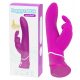 Happyrabbit Curve - waterdichte, oplaadbare vibrator met clitorisstimulator (paars)