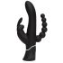 Happyrabbit Triple - oplaadbare clitoris- en anale vibrator (zwart)