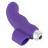 SMILE vinger - golvend siliconen vinger vibrator (paars)