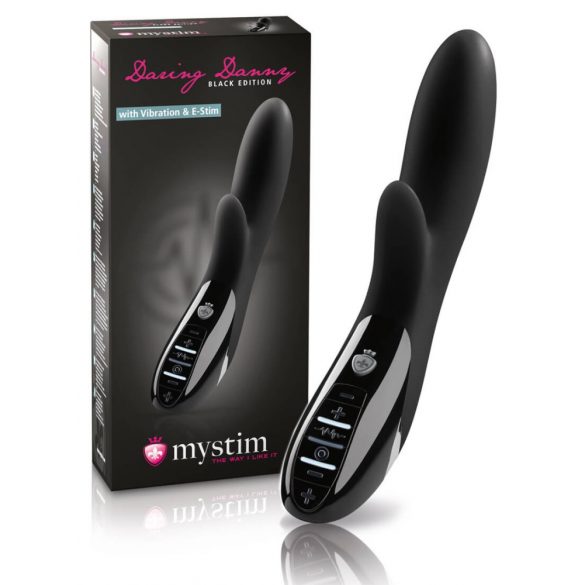 mystim Daring Danny - elektrostimulerende vibrator (zwart)