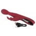 You2Toys Massager - duwende-roterende, verwarmde G-spot vibrator (rood)