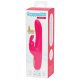 Happyrabbit Curve Slim - waterdichte, oplaadbare vibrator met clitorisstimulator (roze)