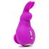 Happyrabbit - waterdichte oplaadbare clitorale vibrator (paars)