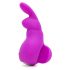 Happyrabbit - waterdichte oplaadbare clitorale vibrator (paars)