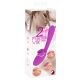 You2Toys - 2-functie Vibrator - oplaadbare clitoris- en vaginale vibrator (paars)