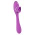 You2Toys - 2-functie Vibrator - oplaadbare clitoris- en vaginale vibrator (paars)