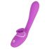 You2Toys - 2-functie Vibrator - oplaadbare clitoris- en vaginale vibrator (paars)