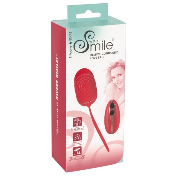 SMILE Love Bal - draadloze vibrerende ei (rood)