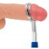 You2Toys Loop - metalen eikel vibrator (zilver-blauw)