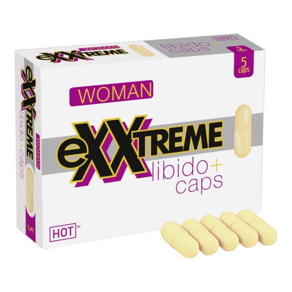 Hot Extreme Libido voedingssupplement capsules voor vrouwen (5 stuks)