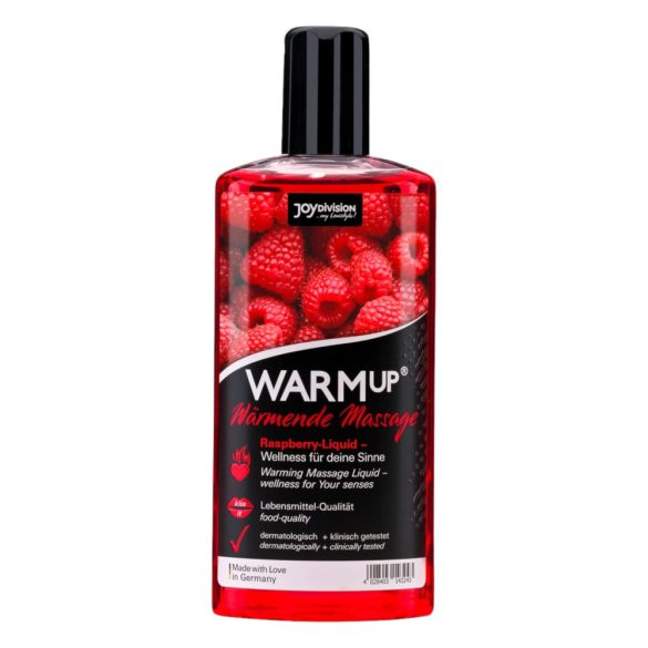 JoyDivision WARMup - verwarmende massageolie - framboos (150ml)