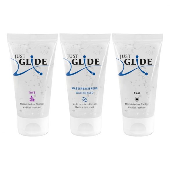 Just Glide glijmiddel set (3x50ml)