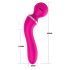 Lonely - 2in1 uitwisselbare kop massager en G-spot vibrator (roze)