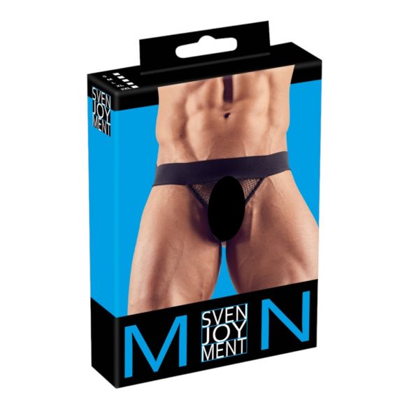 Net minimál slip voor mannen (zwart)