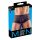 Transparante gestreepte boxershort (zwart)