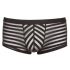 Transparante gestreepte boxershort (zwart)