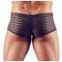 Transparante gestreepte boxershort (zwart) - XL