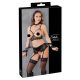 Cottelli Bondage - kanten lingerie set (5-delig) - M