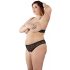 Cottelli Plus Size - parel bh set (zwart)