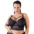 Cottelli Plus Size - Strap Lace Bra (Black) 