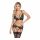 Abierta Fina - Open Lingerieset (zwart) - M