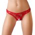 Cottelli - Kanten string (rood) - XL