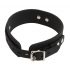 Bad Kitty - silicone halsband met riem (zwart)