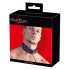 Bad Kitty - Spijker- en Studhalsband met Leash (Zwart)