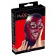 Bad Kitty - glanzende zuigmasker - zwart-rood (S-L)