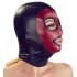 Bad Kitty - glanzende zuigmasker - zwart-rood (S-L)