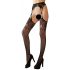 Cottelli - netpanty met patroon (zwart)