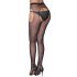 Cottelli Beenmode - open netpanty met glitters - zwart (S-L)